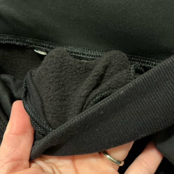 Athleta fleece lined wide leg pull on‎ pant size medium - Picture 4 of 5